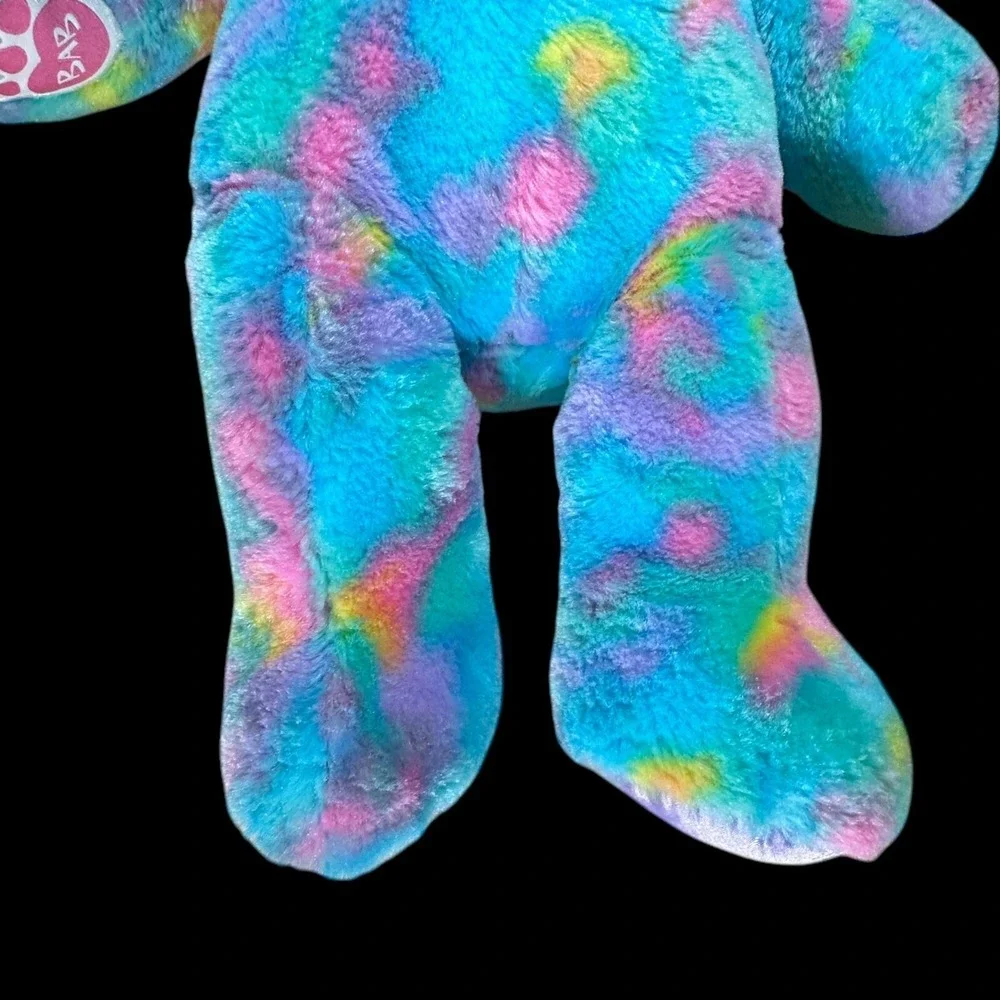 Build A Bear Tie‎ Dye Bunny Rabbit Plush BAB Pink Purple Blue
